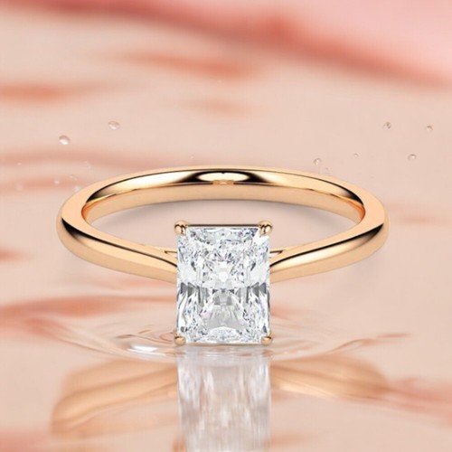 Bague diamant taillé radiant