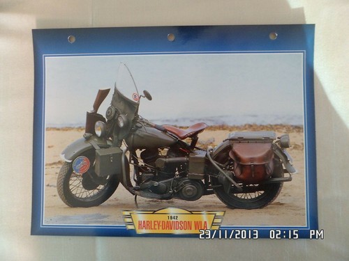 Carte fiche moto harley - moto,