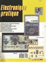 ELECTRONIQUE PRATIQUE N°144 LABO. LANGUE ELECTRO. / THERMOMETRE BAIN / CDE TRAIN