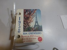 ANCIEN RARE EPHEMERIDE