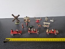 lot Anciens Jouets Bois 