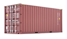 MARGE MODELS - Container maritime de couleur marron 20 pieds - 1/32 - MAR2323-02
