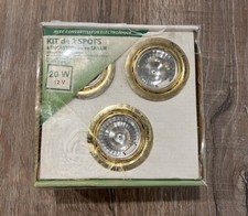 KIT de 3 SPOTS à ENCASTRER ou en SAILLIE