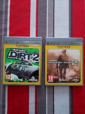 Lot De 2 Jeux PS3 COD Modern Warfare 2 Colin McRae