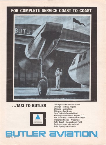 Butler aviation 1962 vintage - aviation,