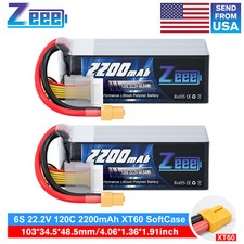 2x Zeee 6S LiPo Battery