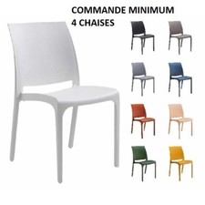 VOLGA CHAISE EMPILABLE RÉSINE