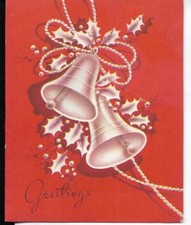 4x5 Christmas card 1940s era