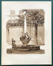 Illustration  : "Aix, Fontaine