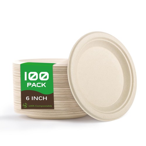 100 pcs assiettes jetables - assiettes,