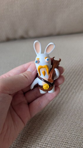 Figurine lapins crétins homme - figurine,