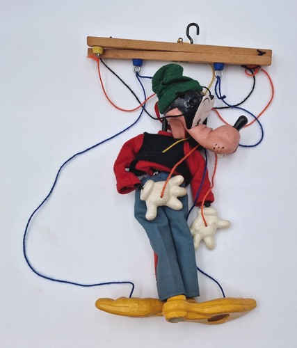 Marionnette vintage dingo - marionnette,