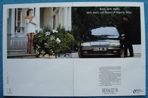 Publicité papier voiture - publicité,