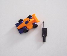 PLAYMOBIL (1598) ENFANTS - Voiture de Course F1 Bleu Orange avec Télécommande
