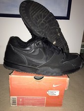 Nike Air Trainer 1 Low Premium Black 2004 size 9 us / 42.5 eu Rare Sample DS