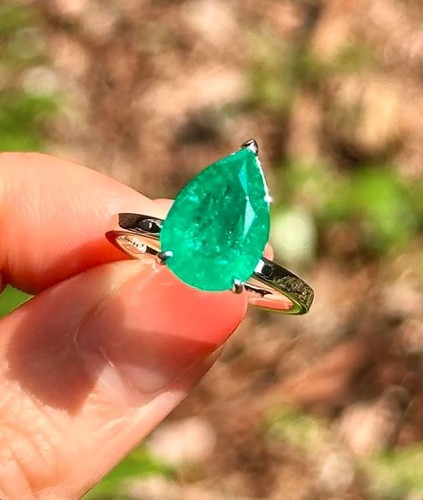 Superbe bague émeraude - bague, en