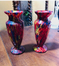 Paire de vase en verre