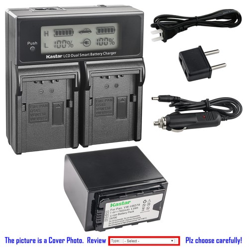 Kastar battery lcd dual - kastar,
