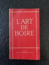 L'art de boire édité par les