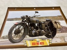 BSA 500 WD M20 1939 fiche