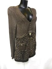 Mini Robe ou Tunique ELISA CAVALETTI, taupe, Taille 40