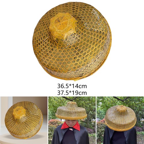 Chapeau tressé bambou - tressé,