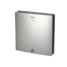 Extracteur d’air simple flux carré FELIX 100 mm argent 500.140.100 HOROZ