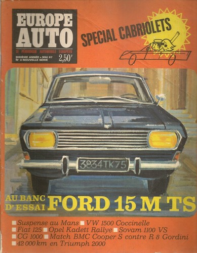 Europe auto 1967 - europe, ford