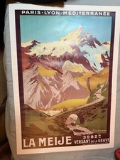 Poster PLM -La Meije - Versant