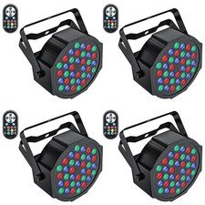UKing 4 PCS Par LED DMX 72W