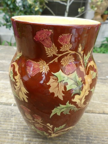 Lunéville vase chardon - au,