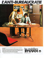 Publicité Advertising 108  1978   mobilier bureau Strafor