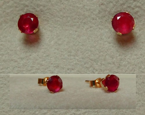 Beaux rubis ronds véritables - rubis,