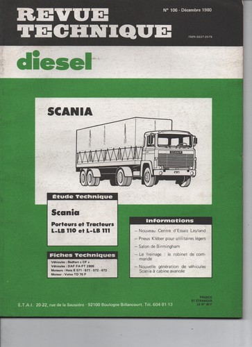 Scania porteur tracteur - , l110