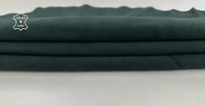 Vert Foncé Daim Doux Italien Peau de Chèvre Cuir Peau Cache 5sqf 1.1mm #C3535