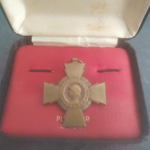 Médaille croix combattant - combattant,