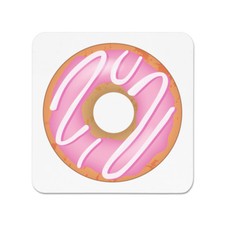 Rose Fraise Vitré Rondelle Réfrigérateur Aimant - Nourriture Drôle