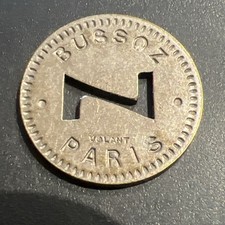 Jeton 50 Centimes BUSSOZ PARIS - RARE - Bel Exemplaire