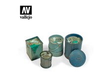 Vallejo Bases de diorama SC213 Poubelles set 2 1/35 - non peint Neuf | 842955198