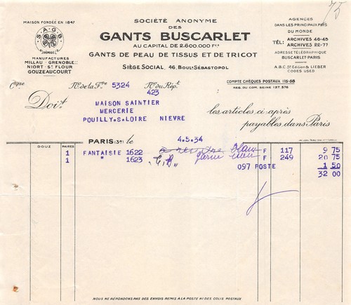 1934 societe anonyme des - ,
