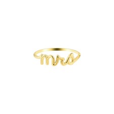 Bague Script Mme 4,5 Mm