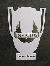 Carte Parfumée  Paco RABANNE Invictus