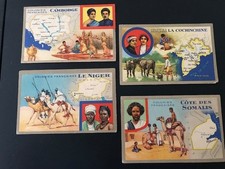 carte publicitaire Lion Noir "colonies françaises"