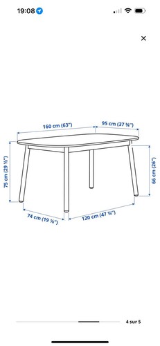 Lot chaises table ikea - table,