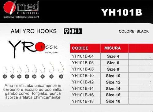 Hameçons pêche yro 1101b - pêche,