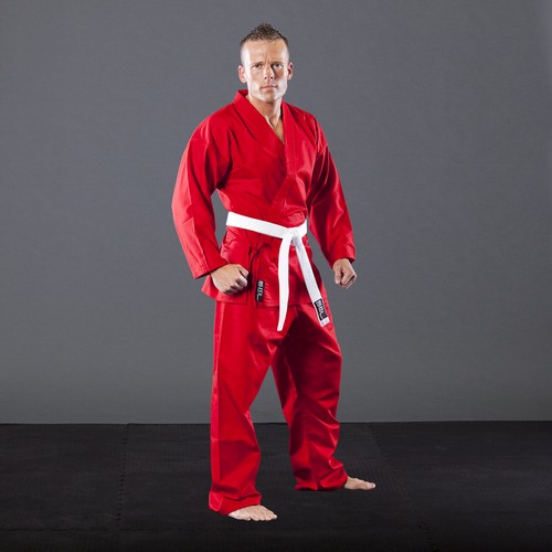 Karategi rouge keikogi karaté - rouge,