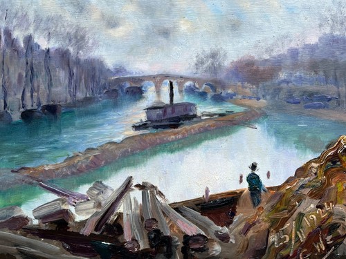 Paris tableau expressionniste - paris,
