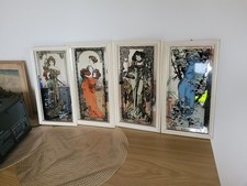 Miroir Mucha Les 4 Saisons