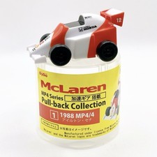 Figurine Minicar Ayrton Senna McLaren 1988 MP 4/4 MP4 Pullback Collection Japon