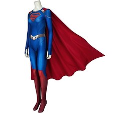 Supergirl manteau cosplay saison 5 combinaison superwoman costume d'Halloween